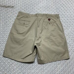 Polo Golf Ralph Lauren Chino Shorts Men‎ Tag 40 Aprx W38 Beige Shield Pleated